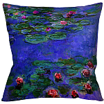 Подушка декоративная с цветочным принтом Impressionism in Art варинант исполнения - 2 | Loft Concept в Новосибирске