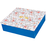 Чайный сервиз из фарфора синий на 6 персон 14 предметов Flower Porcelain Collection варинант исполнения - 4 | Loft Concept в Новосибирске