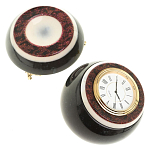 Часы настольные в виде шара из натурального камня Ball Stone Clock варинант исполнения - 8 | Loft Concept в Новосибирске