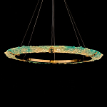 Люстра в форме кольца с цветочным декором Warm Heavenly Light варинант исполнения - 3 | Loft Concept в Новосибирске