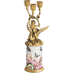 Фарфоровый подсвечник Лебедь с ангелом Asse варинант исполнения - 1 | Loft Concept в Новосибирске