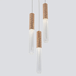 Подвесной светильник Dew Drops Tube Gold Trio Hanging Lamp варинант исполнения - 2 | Loft Concept в Новосибирске