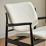 Кресло с каркасом и ножками из древесины и мягкими сиденьем и спинкой Venice варинант исполнения - 8 | Loft Concept в Новосибирске