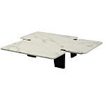 Стол журнальный низкий с фигурной столешницей Threshold варинант исполнения - 1 | Loft Concept в Новосибирске