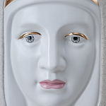 Ваза с золотисто-белыми фрагментами Faces of Imagination варинант исполнения - 6 | Loft Concept в Новосибирске