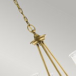 Люстра с прозрачными плафонами из пузырчатого стекла Kichler варинант исполнения - 5 | Loft Concept в Новосибирске