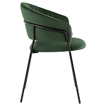 Стул в велюре зеленого цвета Horizon варинант исполнения - 3 | Loft Concept в Новосибирске