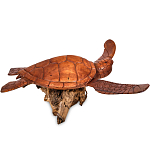 Статуэтка деревянная в виде морской черепахи Marine Reptiles варинант исполнения - 2 | Loft Concept в Новосибирске