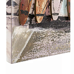 Панно декоративное в морском стиле Seascape and Surfing I варинант исполнения - 3 | Loft Concept в Новосибирске