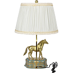 Настольная лампа из фарфора Лошадь Klark варинант исполнения - 2 | Loft Concept в Новосибирске