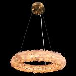 Люстра кольцевая с частичками натурального горного хрусталя Crystal Shimmer варинант исполнения - 1 | Loft Concept в Новосибирске