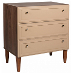 Комод бежевый из массива бука с 3-мя ящиками Wenge Light варинант исполнения - 1 | Loft Concept в Новосибирске