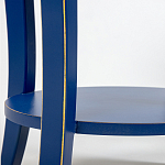 Синяя тумба на фигурных ножках Shelby варинант исполнения - 5 | Loft Concept в Новосибирске