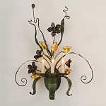 Бра с цветами и листьями Paradise Bush варинант исполнения - 3 | Loft Concept в Новосибирске