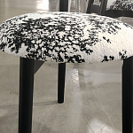 Стул обеденный деревянный с цветочной обивкой Foshan Chair варинант исполнения - 2 | Loft Concept в Новосибирске