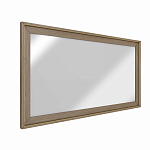 Зеркало прямоугольное с классической деревянной рамой Flowchart варинант исполнения - 1 | Loft Concept в Новосибирске