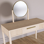 Туалетный Стол с зеркалом Primo Светлый дуб варинант исполнения - 3 | Loft Concept в Новосибирске