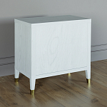 Прикроватная тумбочка с полкой Elsa Dreams White варинант исполнения - 4 | Loft Concept в Новосибирске