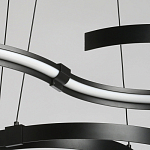 Люстра подвесная светодиодная в виде волнообразной ленты Ribbon Vortex варинант исполнения - 5 | Loft Concept в Новосибирске