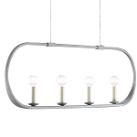 Люстра линейная в овальной раме Traditional Clean Lines варинант исполнения - 2 | Loft Concept в Новосибирске