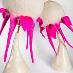 Торшер фуксия «Цветы из снов»  варинант исполнения - 2 | Loft Concept в Новосибирске