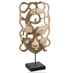 Маска ручной работы деревянная резная Roots Мask варинант исполнения - 1 | Loft Concept в Новосибирске