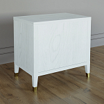 Тумба прикроватная с двумя ящиками Elsa Dreams White варинант исполнения - 4 | Loft Concept в Новосибирске