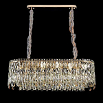 Люстра овальная с хрустальными подвесками Roul Crystal Light варинант исполнения - 1 | Loft Concept в Новосибирске