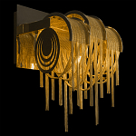 Бра с перфорированными металлическими дугами и цепочками 22 см Atlantis Chain варинант исполнения - 2 | Loft Concept в Новосибирске