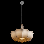 Подвесной светильник с белым фигурным абажуром и мягкими волнистыми краями Cloud Motion  варинант исполнения - 9 | Loft Concept в Новосибирске