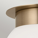 Потолочный светильник с белым матовым шарообразным плафоном Kichler варинант исполнения - 2 | Loft Concept в Новосибирске