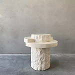 Дизайнерский журнальный стол цилиндрической формы фактурный Mylepen варинант исполнения - 1 | Loft Concept в Новосибирске