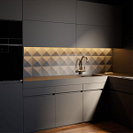 Гипсовая 3D панель с принтографией PM-104 варинант исполнения - 2 | Loft Concept в Новосибирске