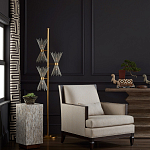 Торшер с абажурами из тонких металлических палочек Wild Thorns варинант исполнения - 4 | Loft Concept в Новосибирске