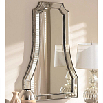 Зеркало в серебристой фигурной раме Silver Reflection варинант исполнения - 5 | Loft Concept в Новосибирске