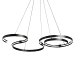 Люстра подвесная светодиодная в виде волнообразной ленты Ribbon Vortex варинант исполнения - 1 | Loft Concept в Новосибирске