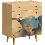 Комод с принтом на ящиках Elise Chest of Drawers варинант исполнения - 1 | Loft Concept в Новосибирске