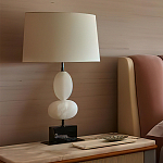 Настольная лампа на фигурном мраморном основании Conundrum варинант исполнения - 4 | Loft Concept в Новосибирске