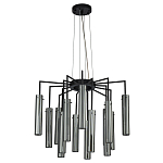 Люстра со стеклянными цилиндрическими плафонами Luminous Cylinders Smoky варинант исполнения - 2 | Loft Concept в Новосибирске