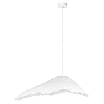 Подвесной светильник с асимметричным волнообразным абажуром и фактурной бахромой по краю Tactile Line варинант исполнения - 8 | Loft Concept в Новосибирске