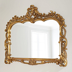 Зеркало настенное в ажурной раме в стиле барокко Ornate Ornaments варинант исполнения - 2 | Loft Concept в Новосибирске