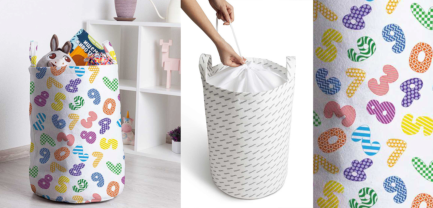 Корзина Colored Numbers Basket Корзина Colored Numbers Basket - Loft-Concept в Новосибирске