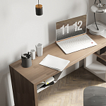 Письменный стол прямоугольный с полочкой под столешницей EcoComb варинант исполнения - 3 | Loft Concept в Новосибирске