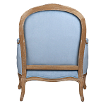 Кресло Ava Classical Armchair light blue velour варинант исполнения - 3 | Loft Concept в Новосибирске