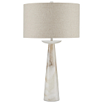 Настольная лампа на конусовидном корпусе с чашей и с тканевым абажуром Daydreaming варинант исполнения - 3 | Loft Concept в Новосибирске