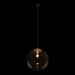 Подвесной светильник со стеклянным прозрачным плафоном в форме шара и золотыми металлическим акцентами 30 ClassiCon варинант исполнения - 3 | Loft Concept в Новосибирске