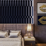 Гипсовая 3D Панель CRYSTAL SYMPHONY B варинант исполнения - 1 | Loft Concept в Новосибирске