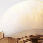 Бра с 2-мя мраморными плафонами на латунном корпусе Light Warm Light варинант исполнения - 2 | Loft Concept в Новосибирске