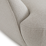 Полукруглое кресло из обивки меланж Halle Melange Armchair варинант исполнения - 8 | Loft Concept в Новосибирске