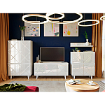 Полка с зеркальным декором Arden Mirror Shelf варинант исполнения - 5 | Loft Concept в Новосибирске